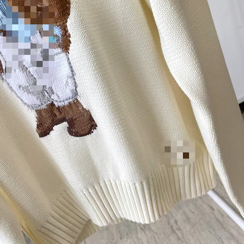 ##Cotton-Blend Crewneck Sweater 808 P 11