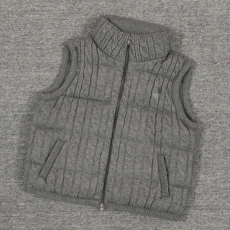 ## Knit Twist Down Vest W 7