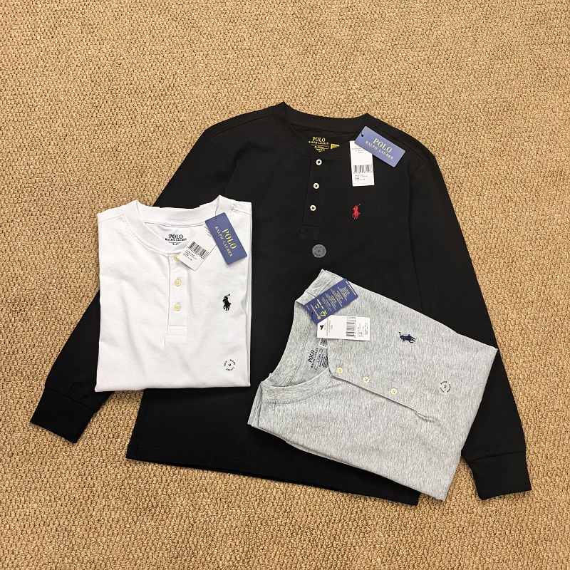 ##Long Sleeve Henley T-Shirt T B 11