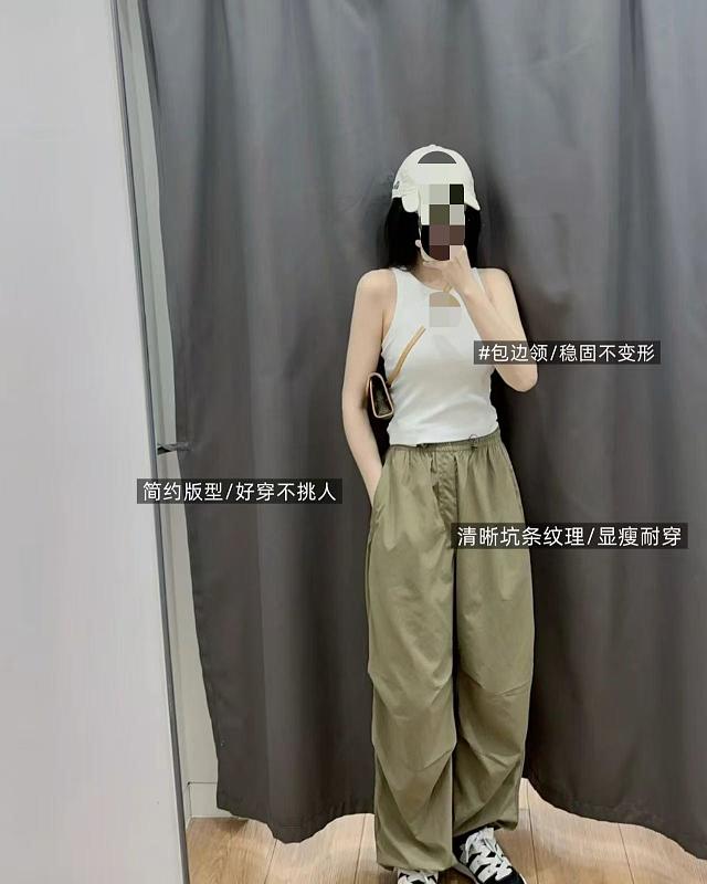 10usd Promotional Sale ##Women's 100% Ribbed Cotton Tank Top N 4