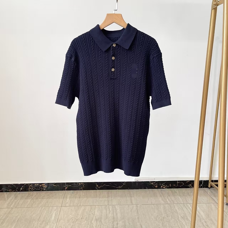 ##Unisex Cable Knit Short Sleeve 3 P 9