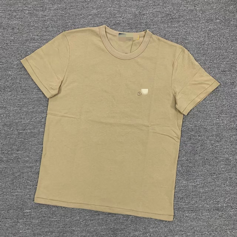 ##Classic Version Pure Cotton Round Neck Short Sleeve T-shirt T E 4