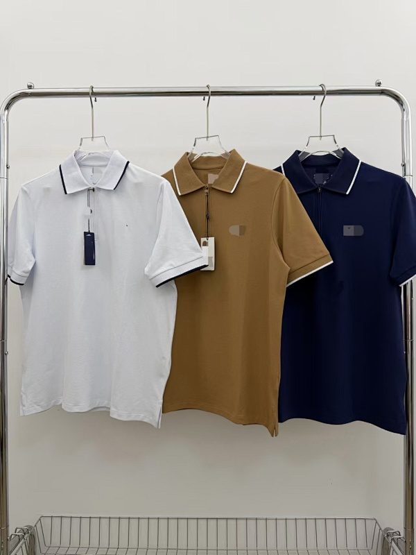 ##Custom Slim Fit Half-Zip Polo Shirt With Tipping Polo Y 4