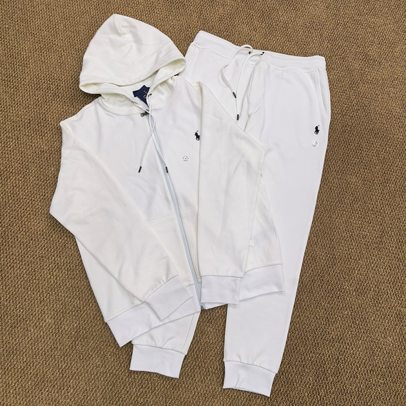 ##Double-Knit Full-Zip Hoodie And Pant Suits A 6