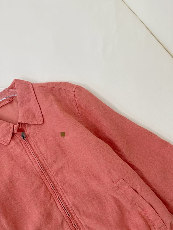 ##Linen Harrington Jacket P 11