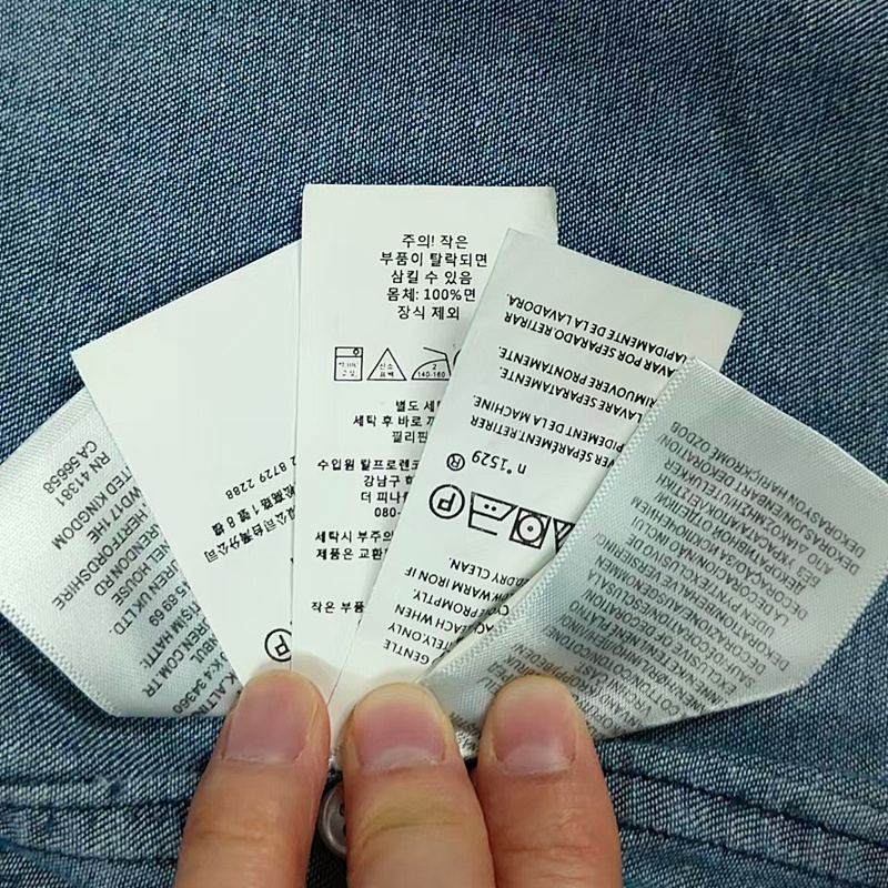 ##Denim Short-sleeved Shirt Loose Fit M 9