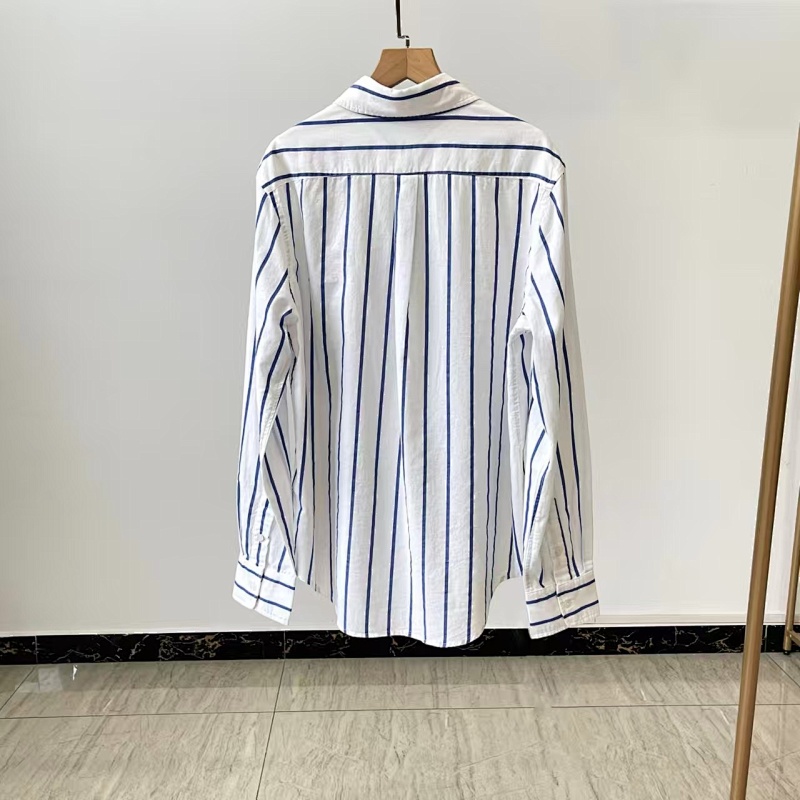 ##Linen Stripe Shirt 027 P 11