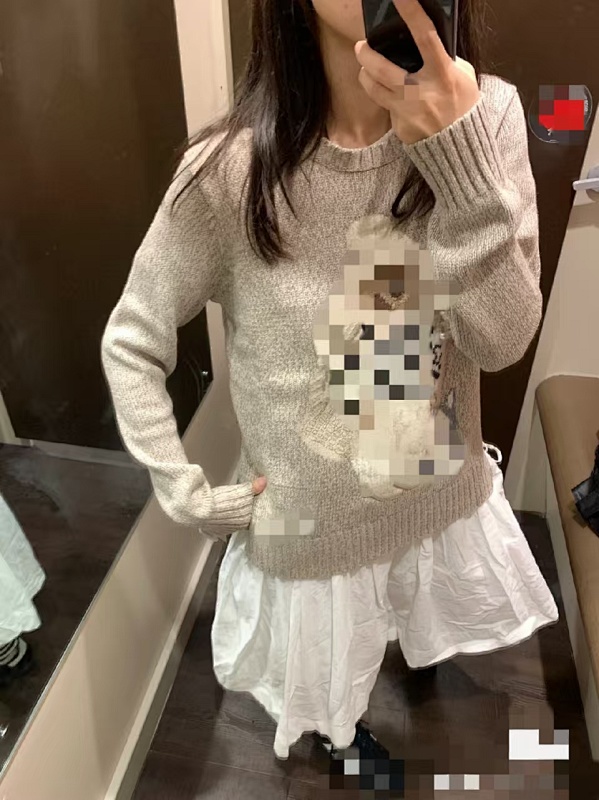 ##women Bear Sweater 808 P 9