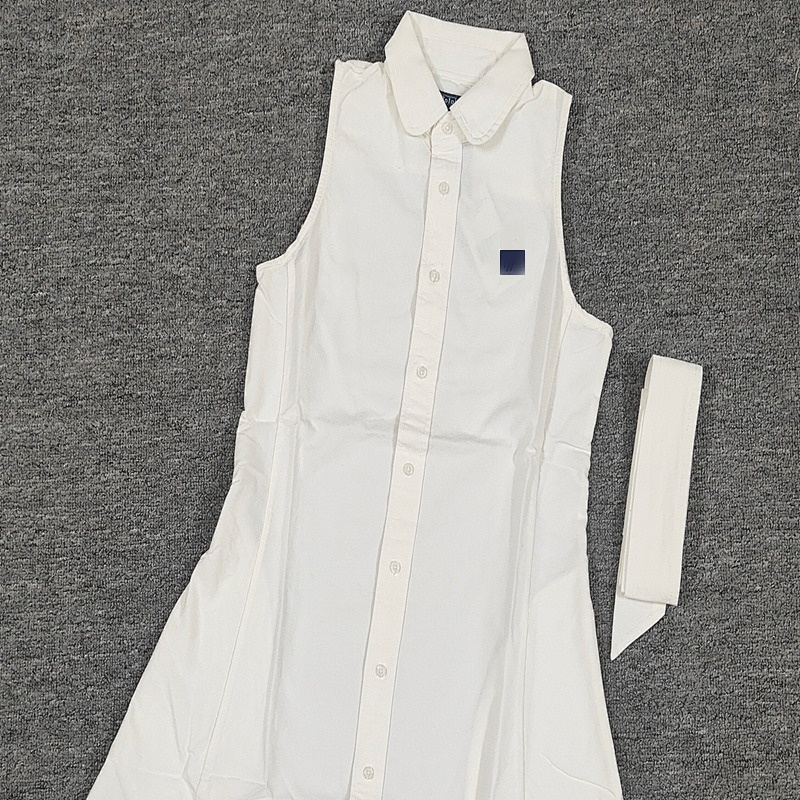 .00## Oxford Cloth Sleeveless Dress C 3