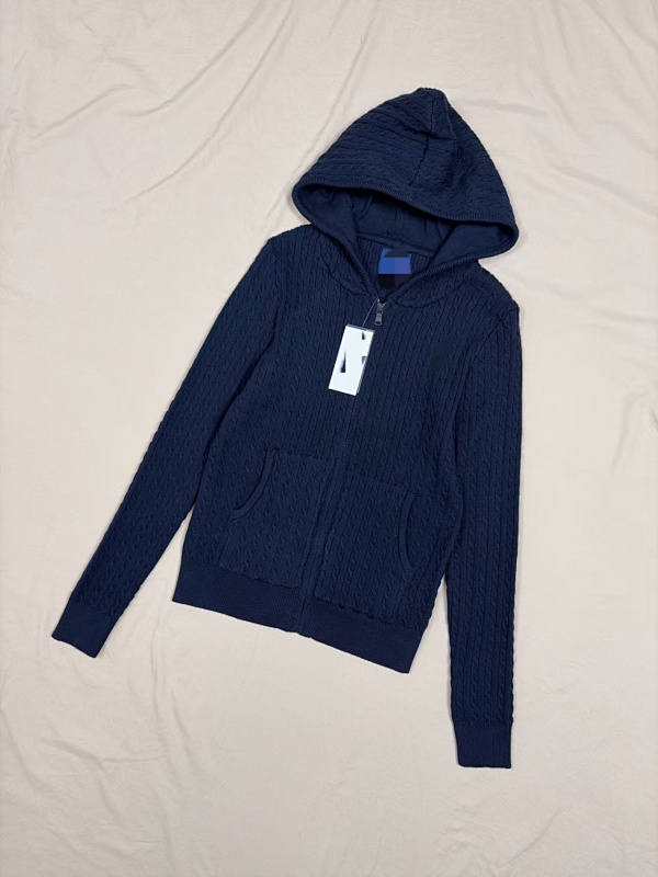 ##Big Kids' Hooded Small Twill Knit Sweater Z 10