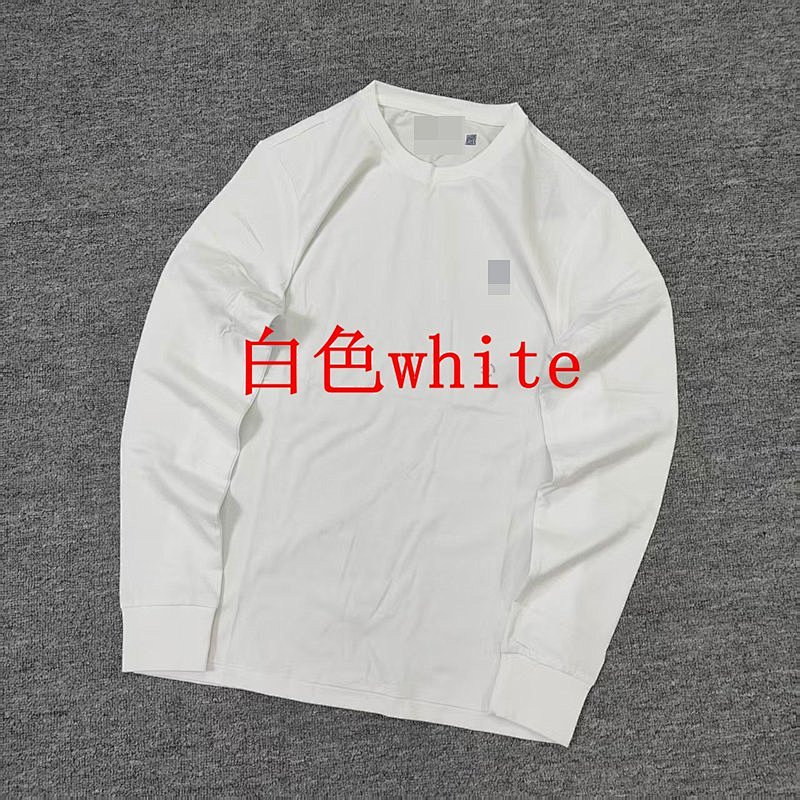 .00#4-color Classic Long-sleeved Cotton T-shirt For Men And Women T A 3
