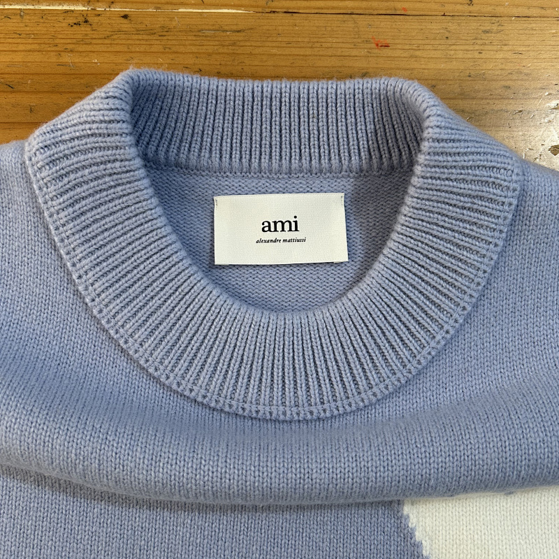 Ami Light Blue Sweater, P49 5