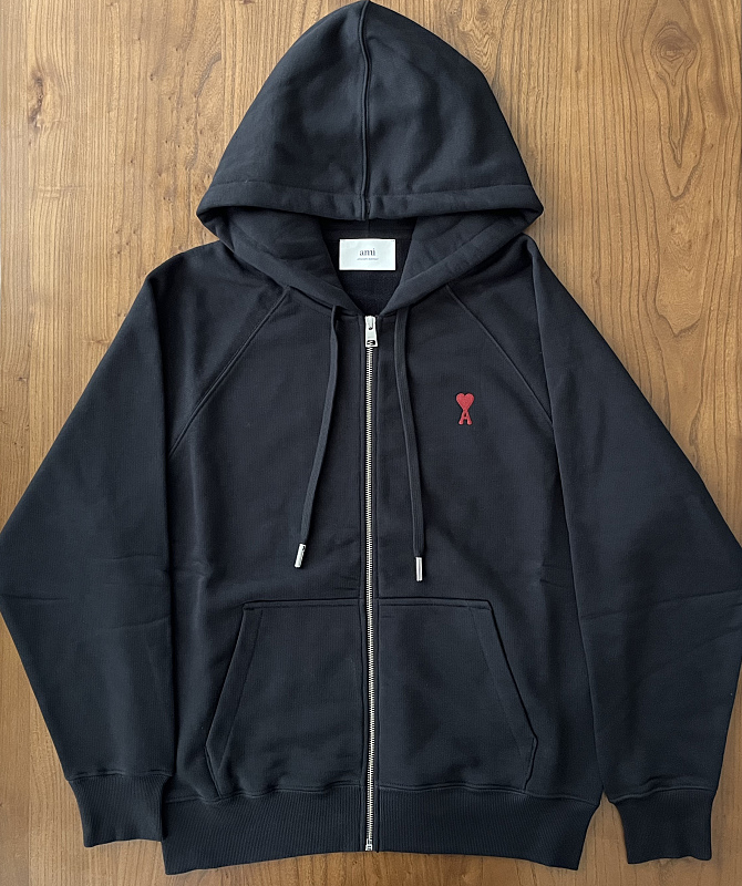 Ami Small Red Heart Hoodie, P32 3