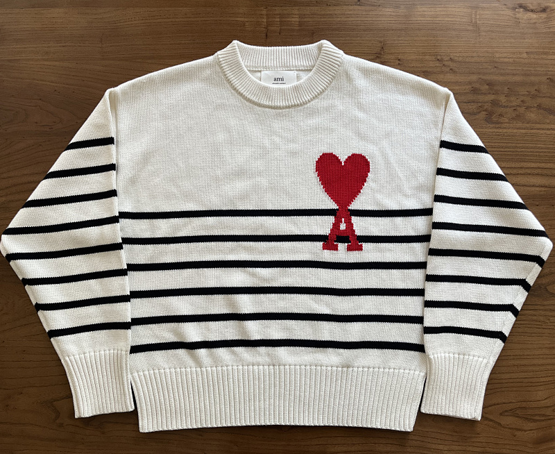 Ami Stripe Sweater, P49 6