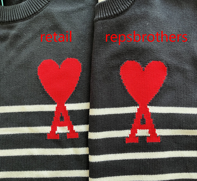 Ami Stripe Sweater, P49 3