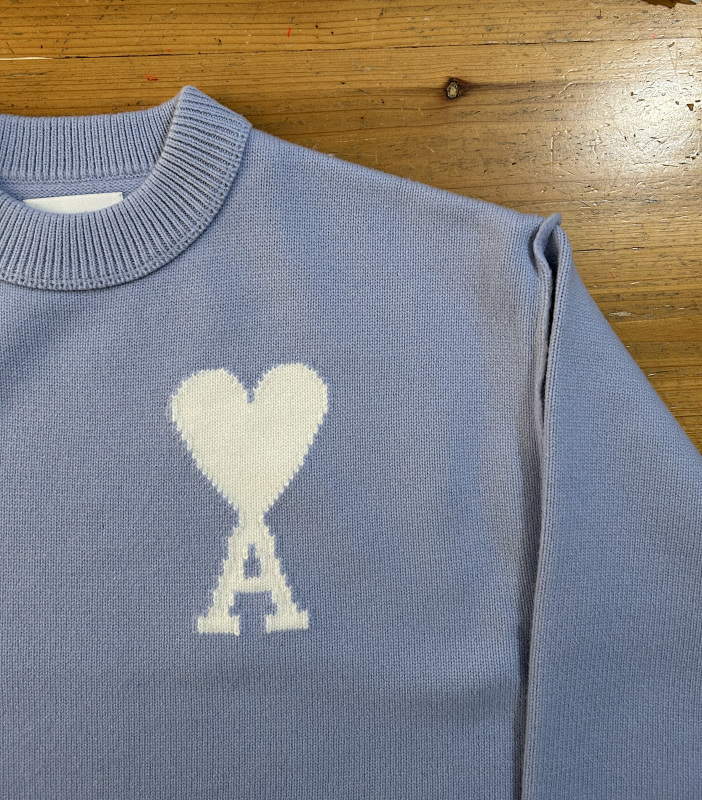 Ami Light Blue Sweater, P49 4