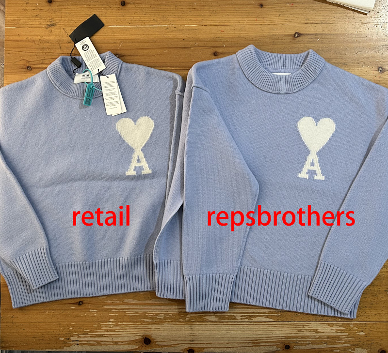 Ami Light Blue Sweater, P49 3