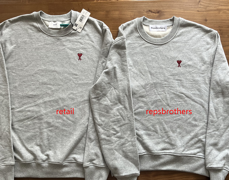 Small Red Heart Crew Sweatshirt 8