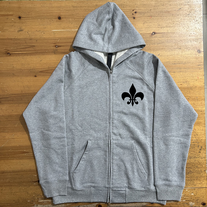 Chrom-H Grey Zip Hoodie ， 2