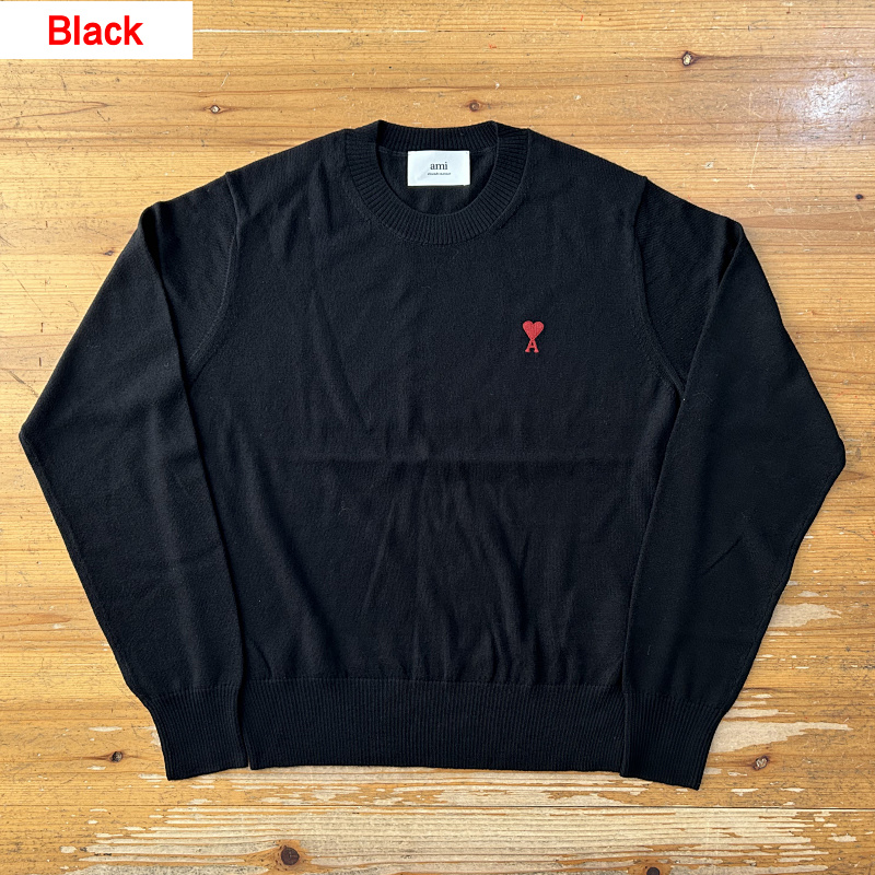 Ami Small Red Logo Sweater, P39 5