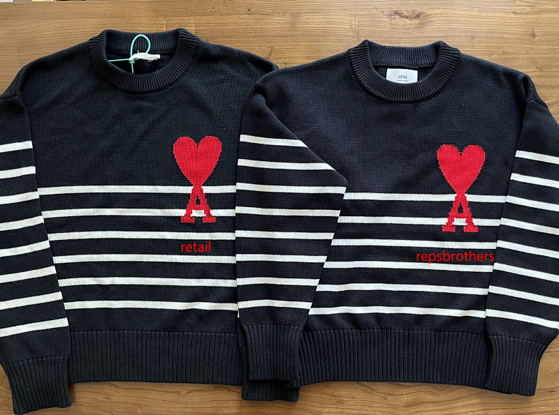 Ami Stripe Sweater, P49 2