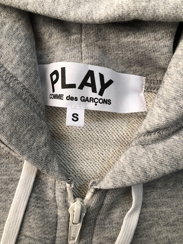100% Cotton CDG Play Zip Hoodie , P26 9