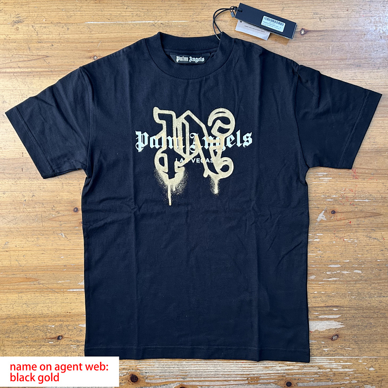 Pa New Sprayed Black Gold Tshirt, P19 10