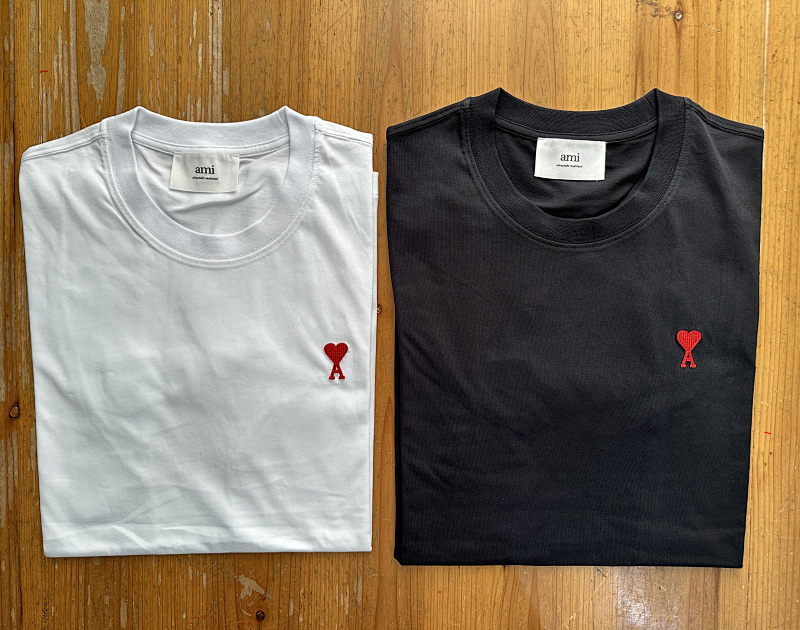 Ami Small Red Heart Tshirts, P15 6
