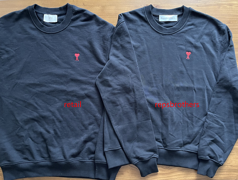 Small Red Heart Crew Sweatshirt 11