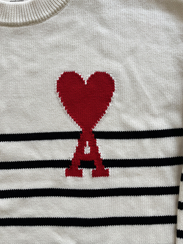 Ami Stripe Sweater, P49 7