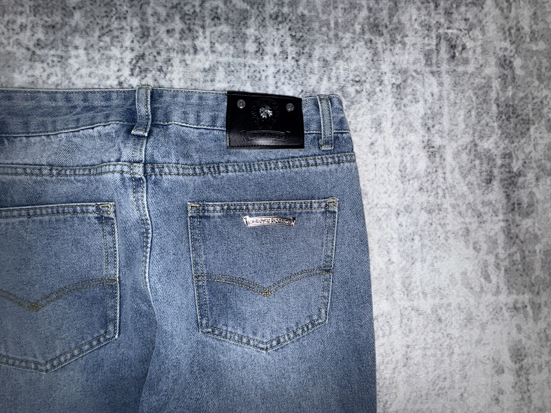 Chrome Hearts Blue Denim Jeans 8