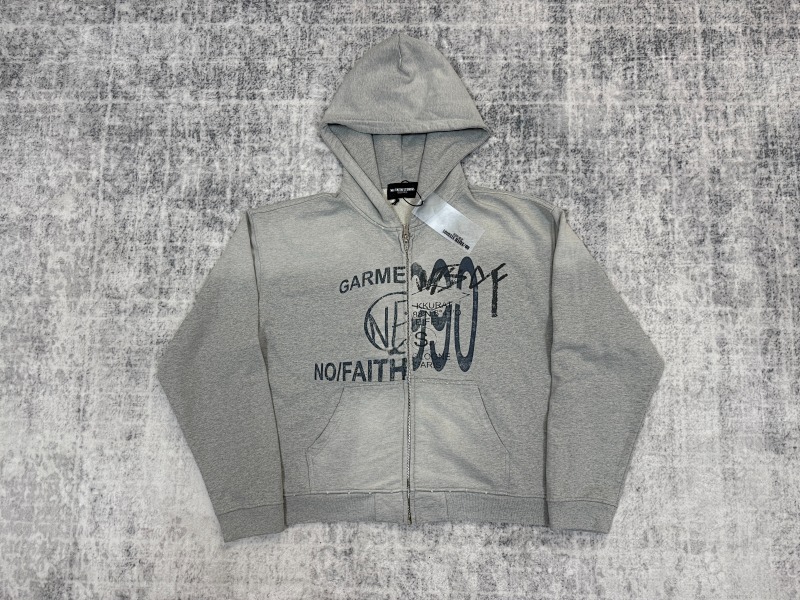The North Face Gray Zip Hoodie 3