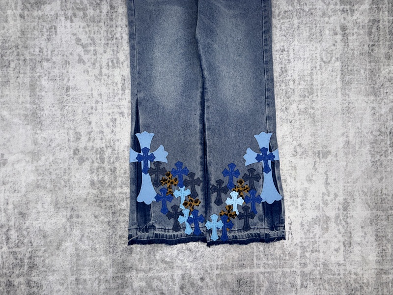 Chrome Hearts Blue Denim Jeans 4