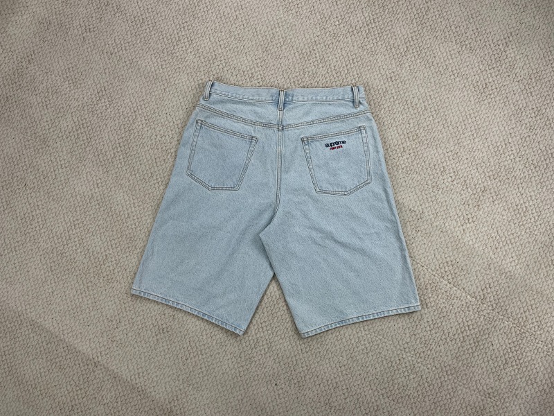 Supreme Baggy Denim Shorts 6