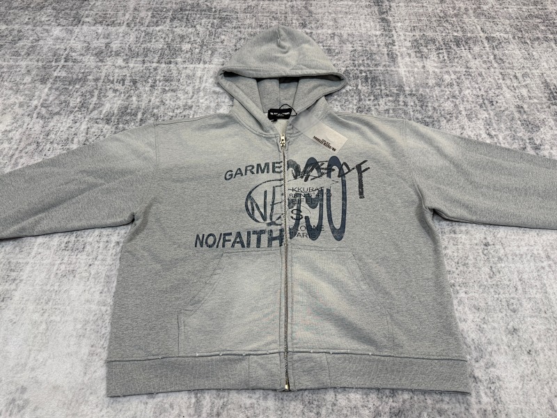 The North Face Gray Zip Hoodie 4