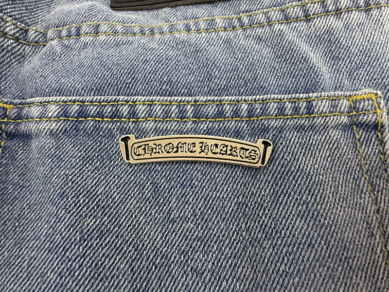 Chrome Hearts Blue Denim Jeans 11