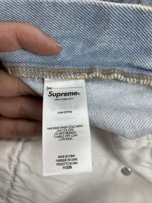 Supreme Baggy Denim Shorts 9