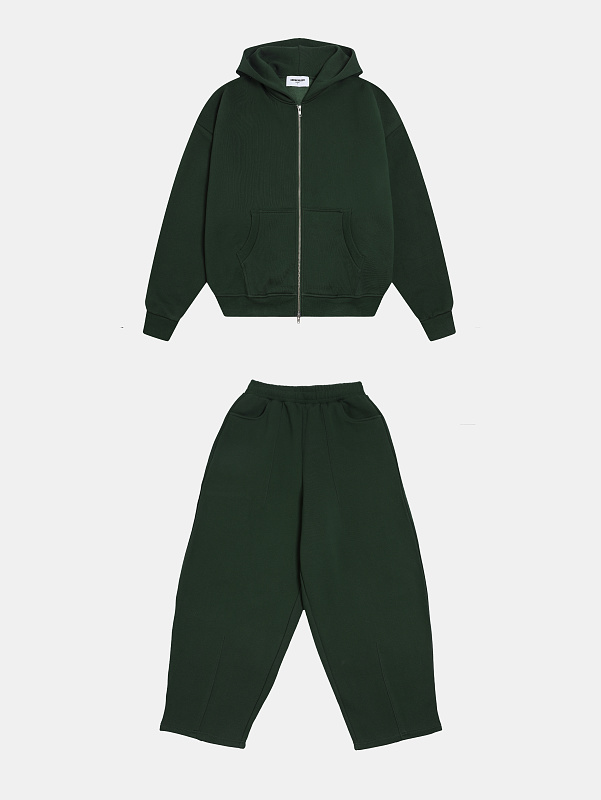 [add New Color] 520gsm Union Kingdom Boxy Cropped Fit Zip-up 10