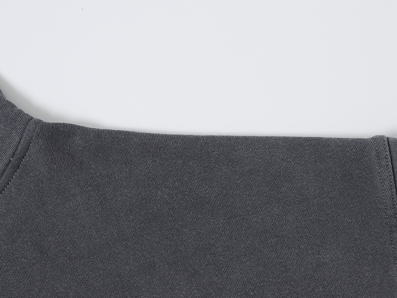 450gsm Union Kingdom 100% Cotton Polar Fleece Boxy Cropped Fit Washed Zip-up · 4