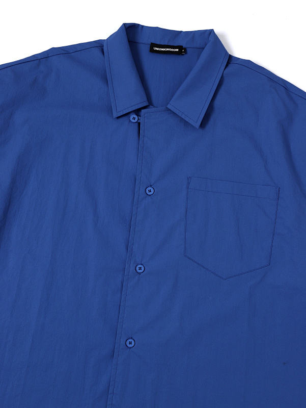 110gsm Union Kingdom 100% Cotton Boxy Cropped Fit Cuban Shirt 3