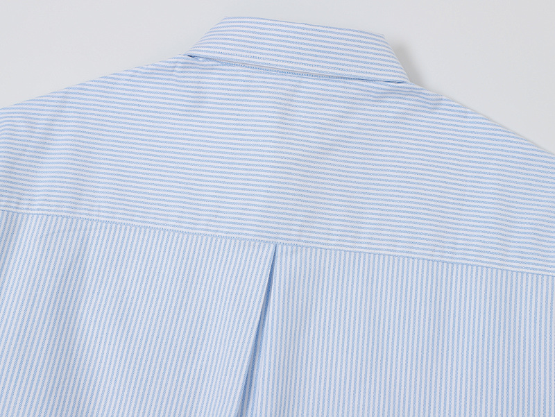 [Restocking]180gsm 100% Cotton Oxford Weave Boxy Cropped Fit Long-sleeved Shirt 5