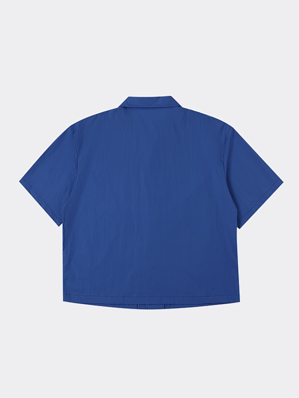 110gsm Union Kingdom 100% Cotton Boxy Cropped Fit Cuban Shirt 2