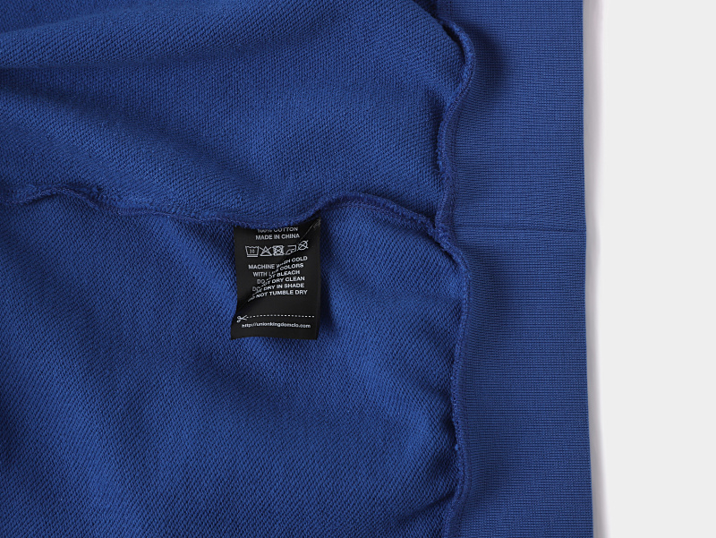 450gsm Union Kingdom 100% Cotton Boxy Chemical Blue Blank Tracksuits 9