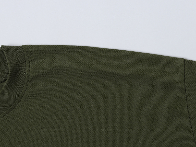 240gsm Union Kingdom 100% Cotton Boxy Cropped Fit Blank T-shirt 6