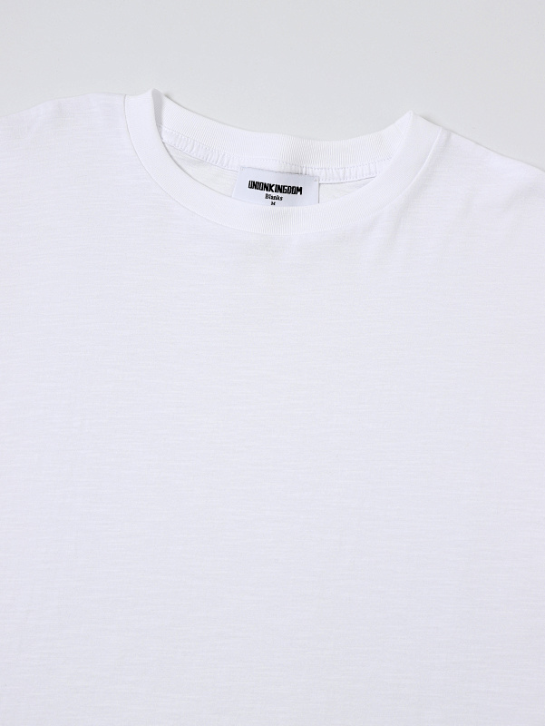 200gsm Union Kingdom 100% Slub Cotton Relaxed Boxy Fit Blank T-shirt 3