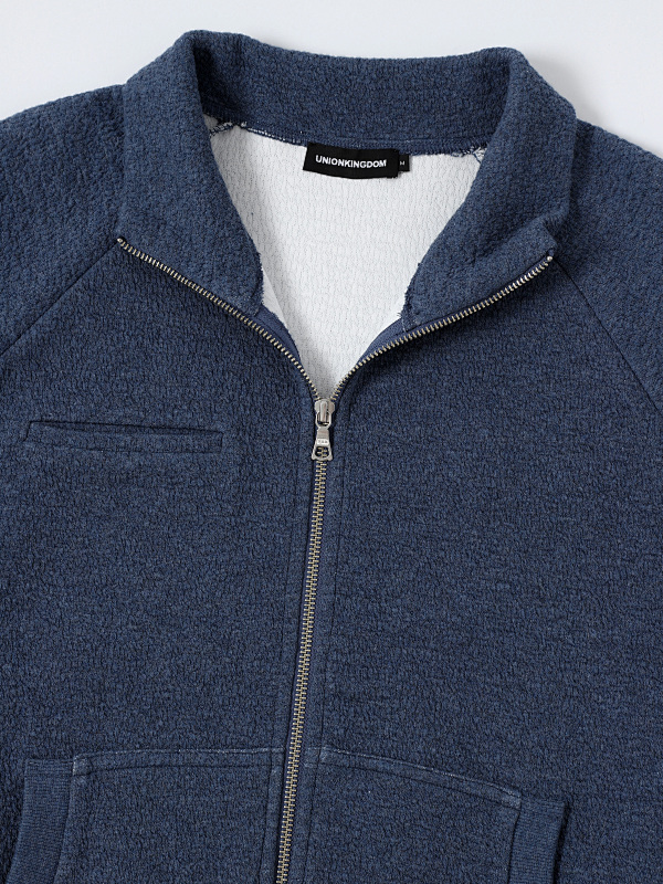 380gsm Union Kingdom Bubble Texture Soft Boxy Cropped Fit Tracksuit · 5