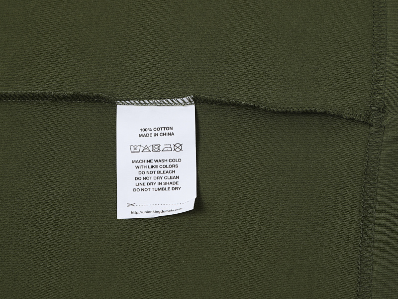 240gsm Union Kingdom 100% Cotton Boxy Cropped Fit Blank T-shirt 10
