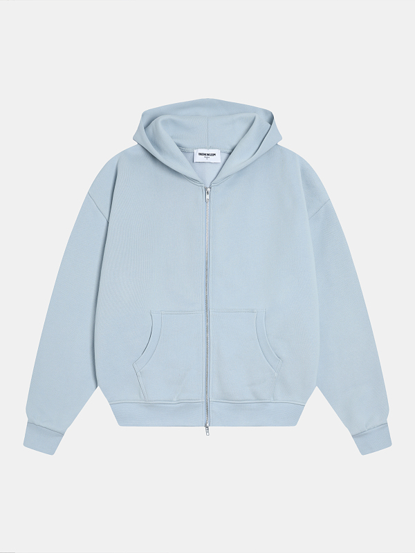 [add New Color] 520gsm Union Kingdom Boxy Cropped Fit Zip-up 12