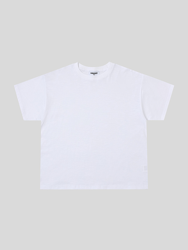 200gsm Union Kingdom 100% Slub Cotton Relaxed Boxy Fit Blank T-shirt
