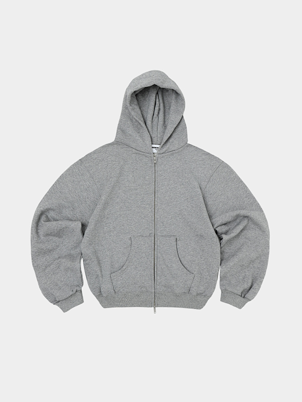 480gsm Union Kingdom 100% Cotton Fleece Cropped Fit Zip-up